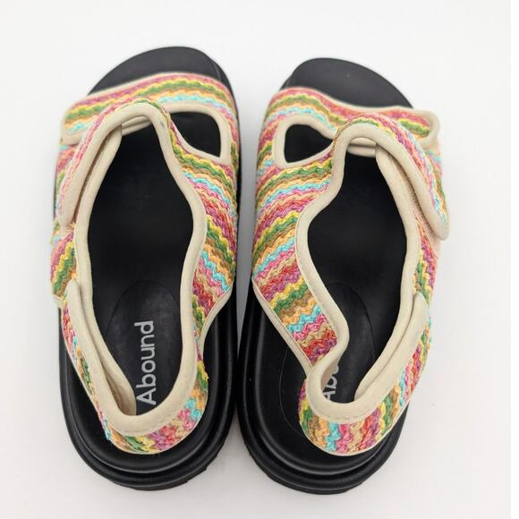 ABound Chance Platform Sandal Women's Yellow Clover Multi Size US8M - Picture 6 of 9